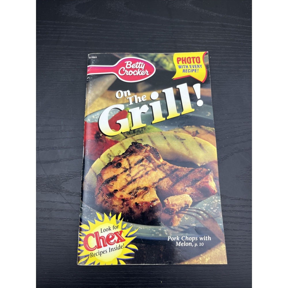 Betty Crocker On The Grill 2000 Cookbook Chex Recipes BBQ Booklet